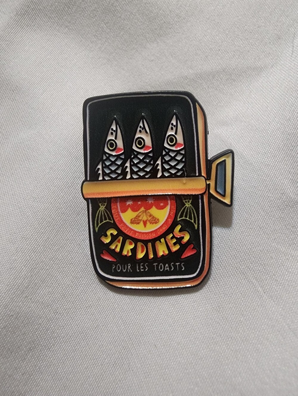 ✨ Sardines Tin Enamel Pin ✨